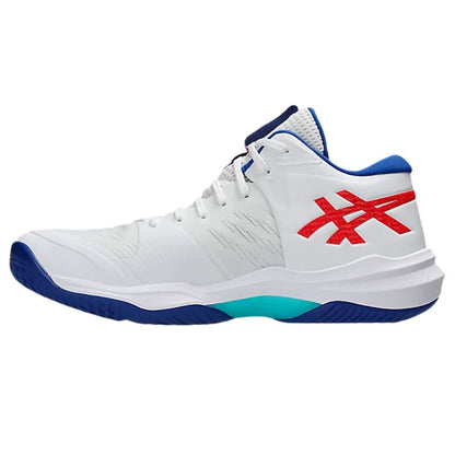 Asics SKY ELITE FF MT 3 Mens UNISEX Volleyball Shoes White Asics Blue