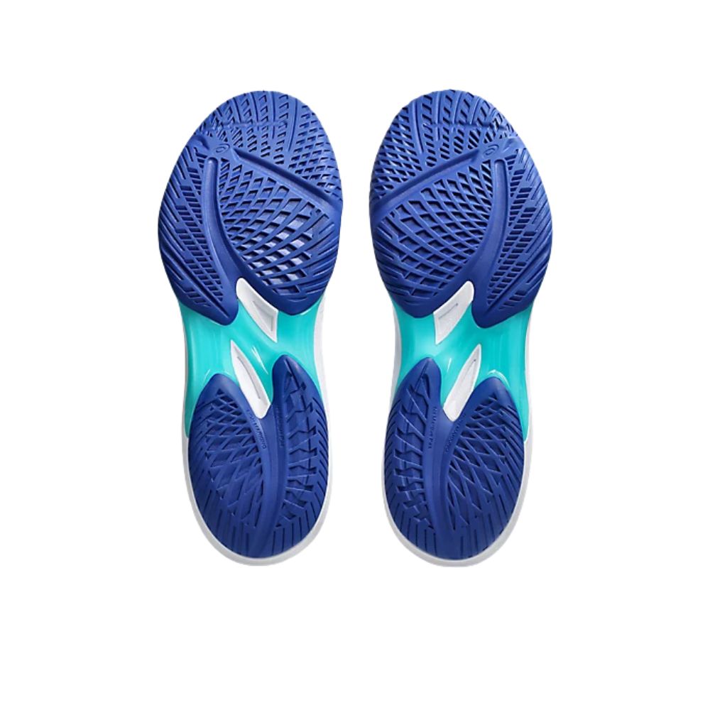 Asics SKY ELITE FF MT 3 Mens UNISEX Volleyball Shoes White Asics Blue