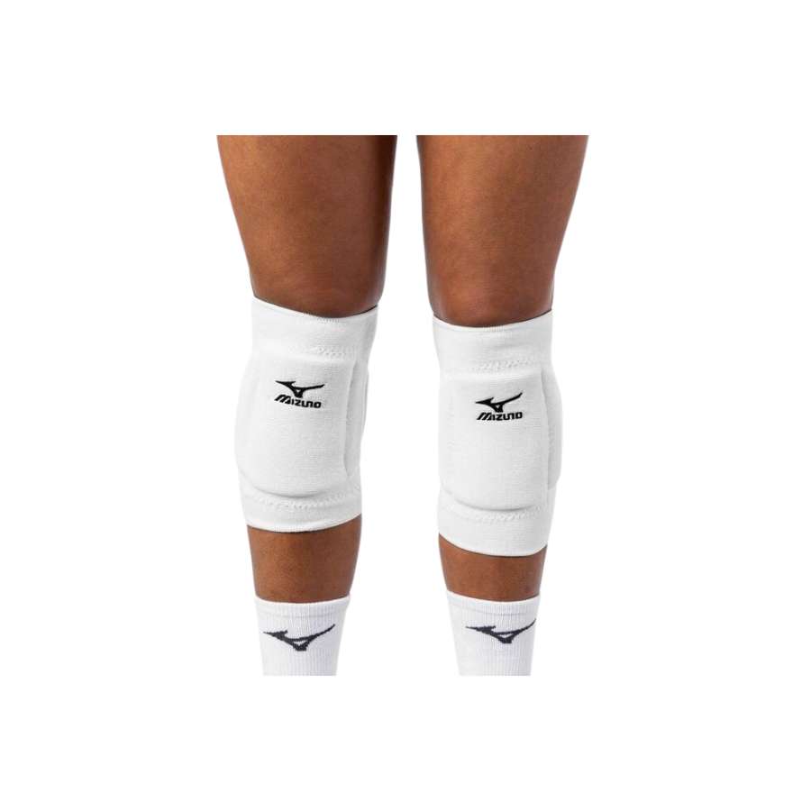 Mizuno T10 Plus Volleyball Knee Pad White Unisex Adult – elitesportscarolina